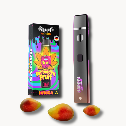Happys Amsterdam Premium 1ml TAC Vape Forbidden Fruit - Indica