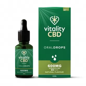 CBD-Tropfen zum Einnehmen, natürlicher Geschmack, 30 ml